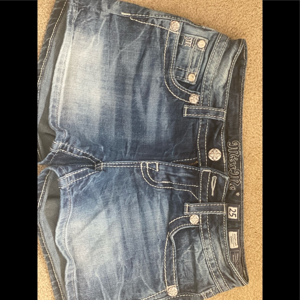 Miss me shorts size 25